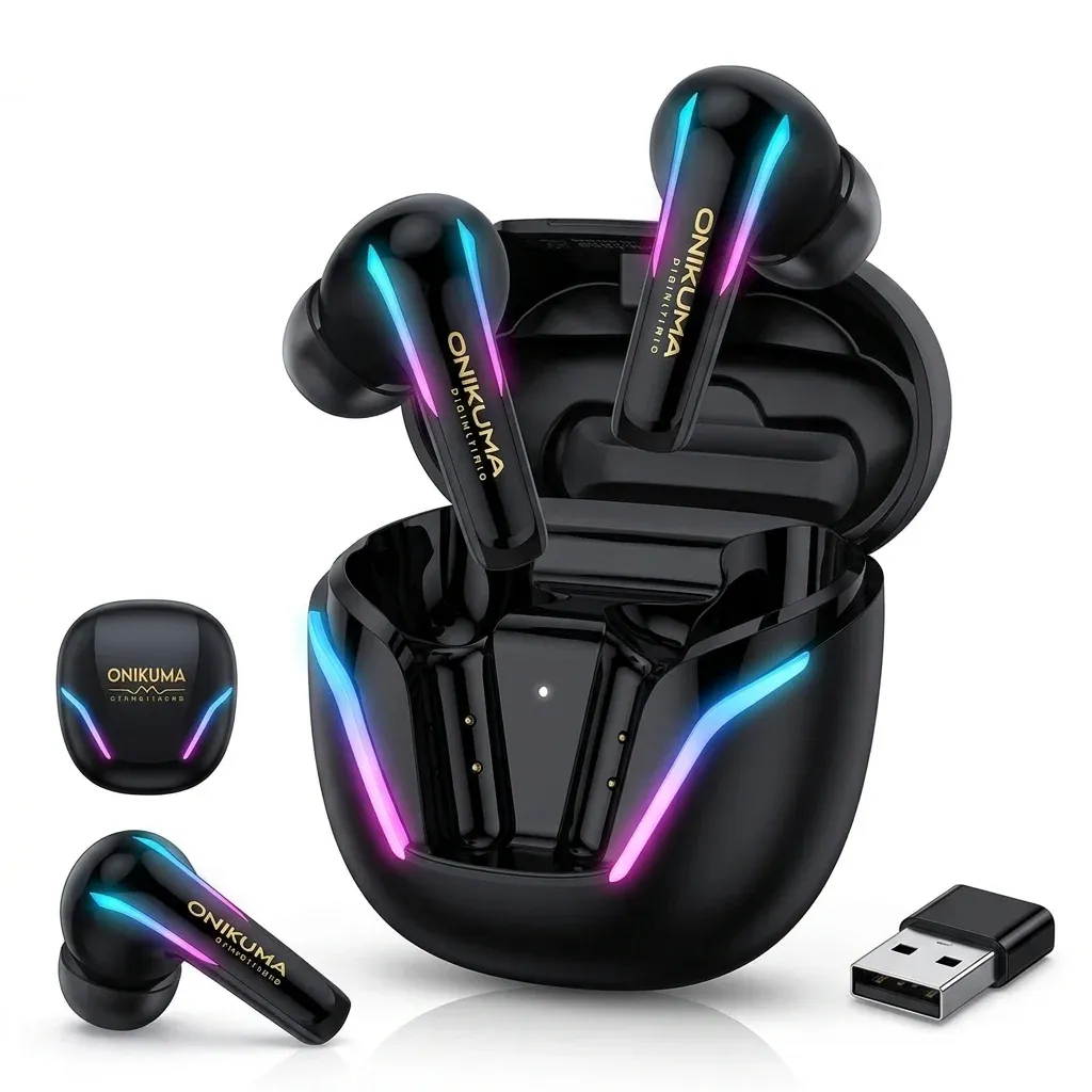 ONIKUMA T27 gaming-oordopjes met RGB
