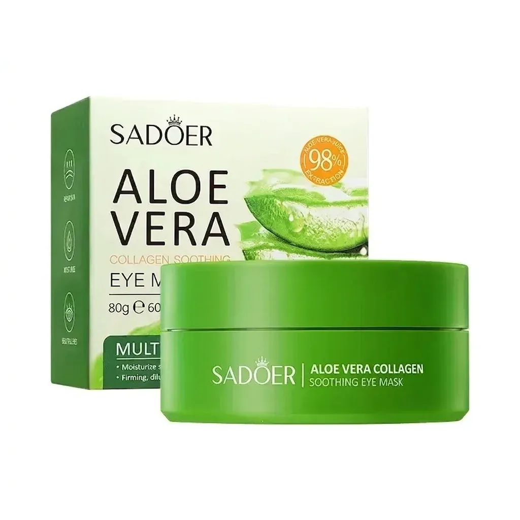 Aloë Vera collageen oogpads, 60 stuks