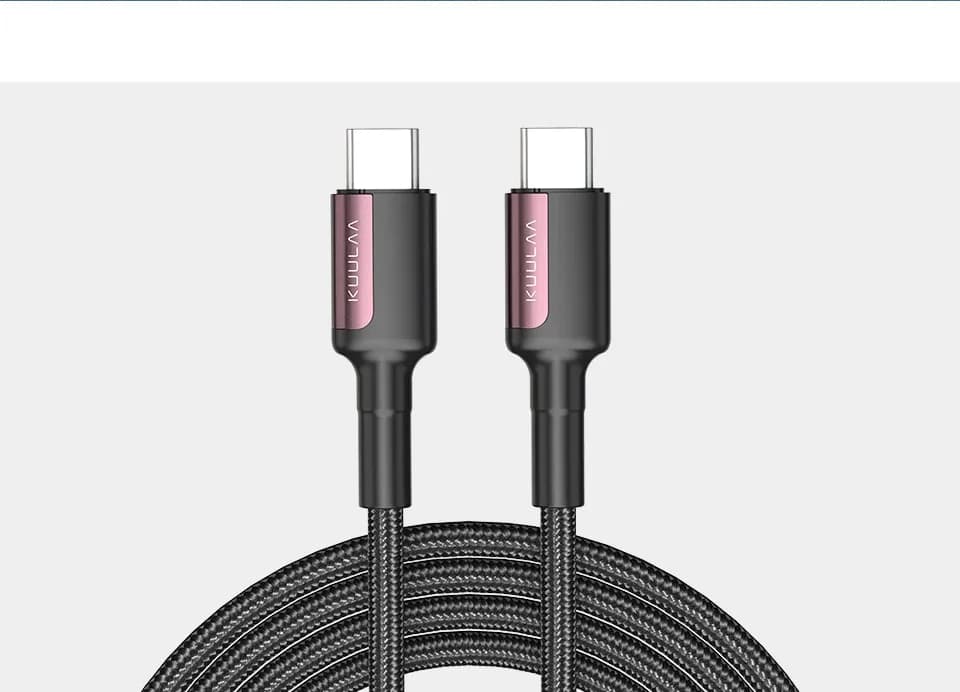 KUULAA USB-C naar USB-C PD 100W oplaadkabel