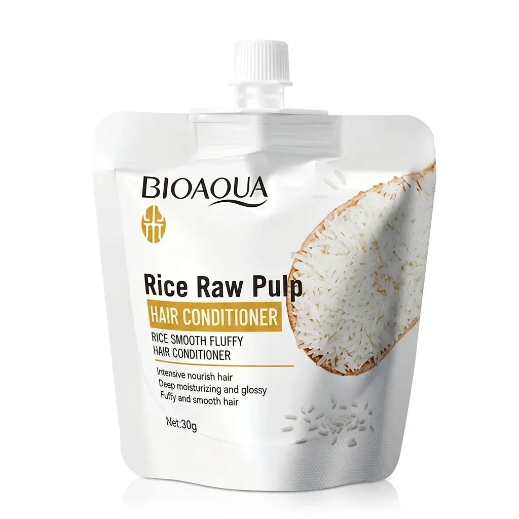 BIOAQUA rijstconditioner in witte stazak