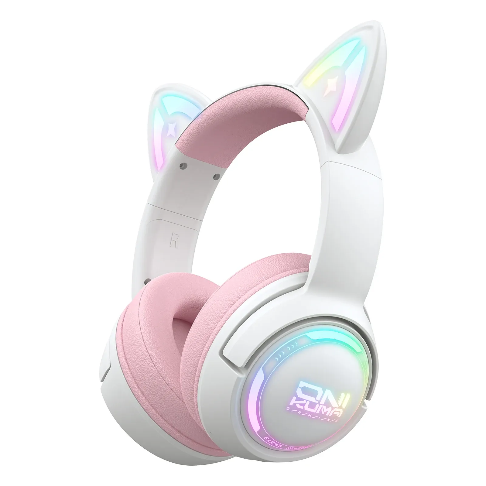 ONIKUMA GT838 bedrade gamingheadset met RGB en 3D-design