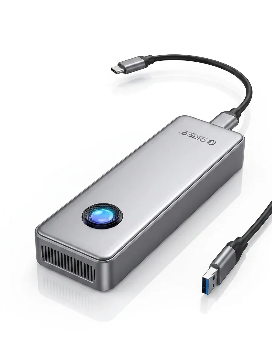 ORICO USB4 NVMe SSD-behuizing zilver