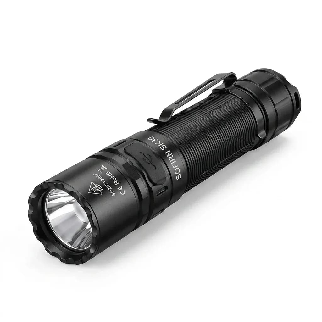 Sofirn SK30 tactische zaklamp zwart