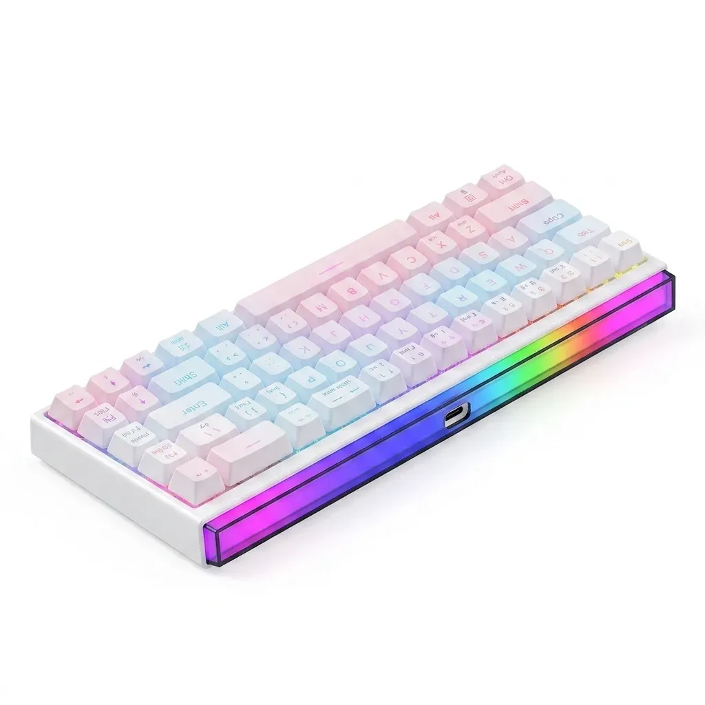AJAZZ NK68 mechanisch toetsenbord met RGB