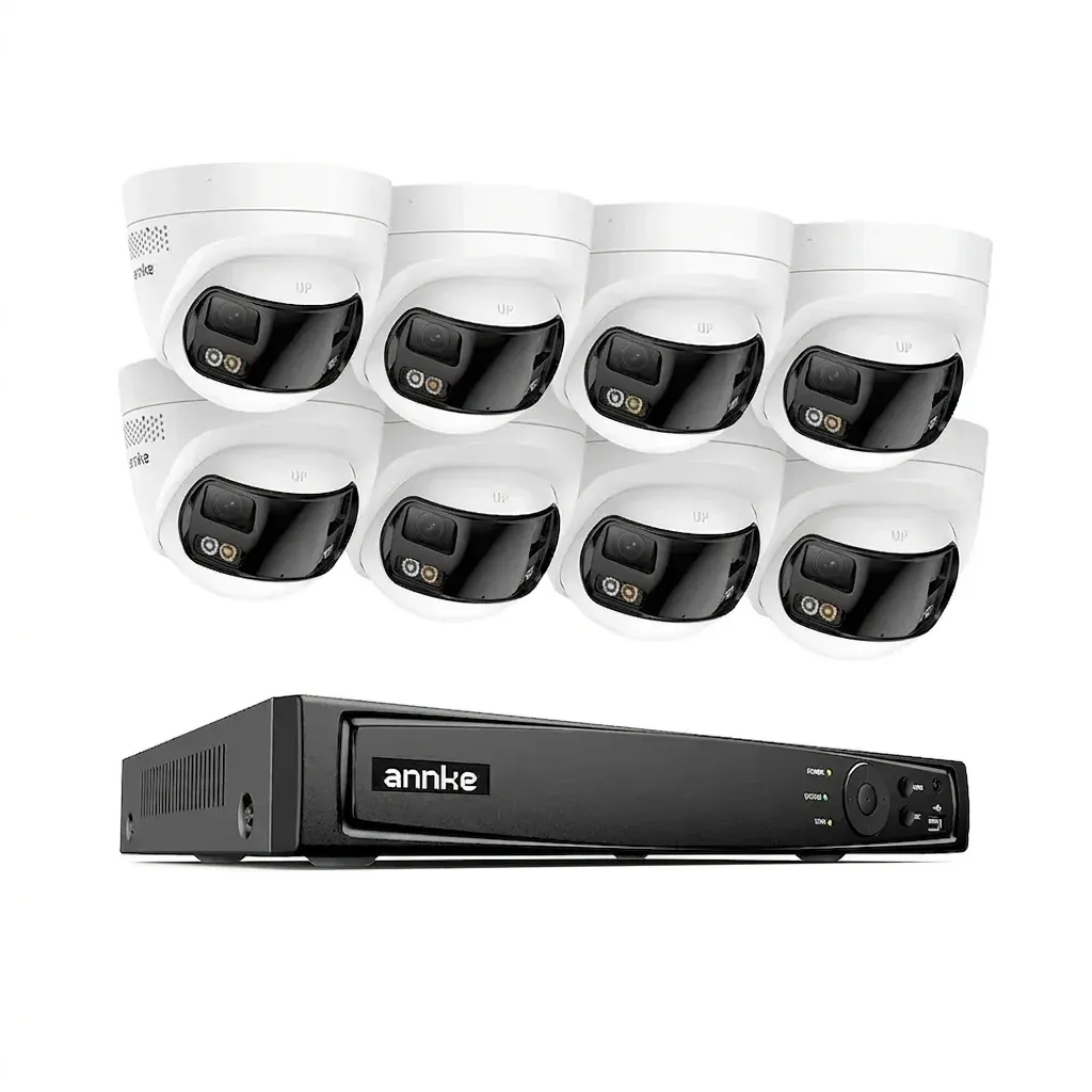 ANNKE 4K dual-lens PoE buitencamera set