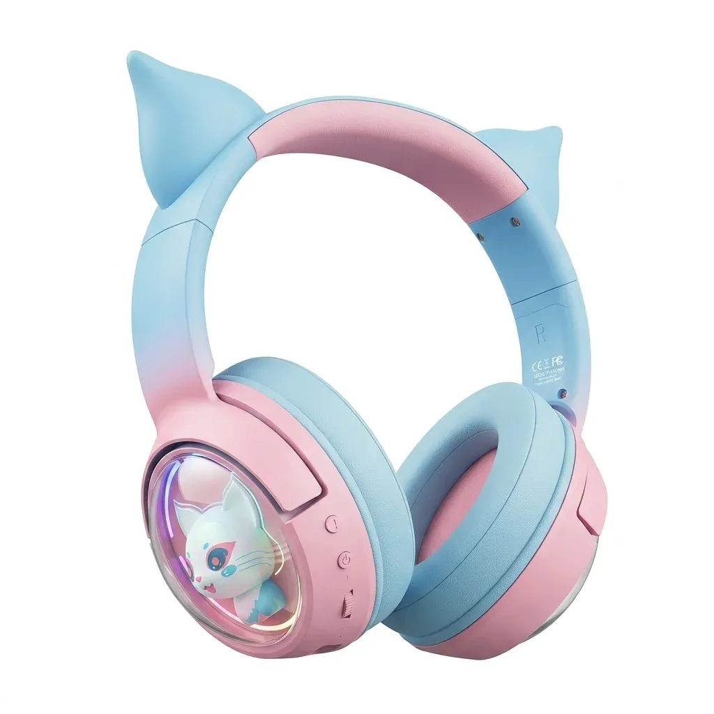 ONIKUMA B5 tri-mode gaming headset met RGB en afneembare microfoon