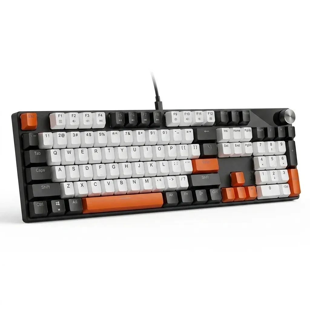 Ajazz NK104 bedraad mechanisch toetsenbord