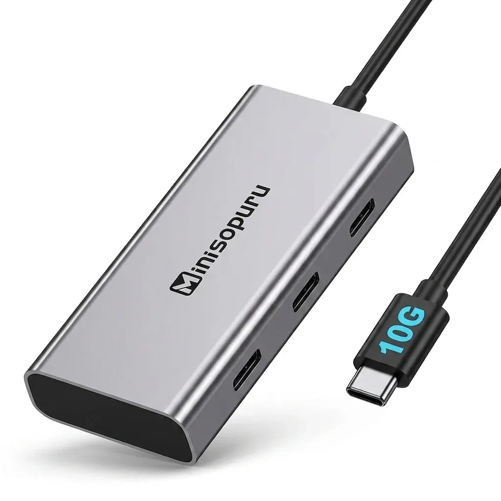 רכזת USB-C כסופה של Minisopuru