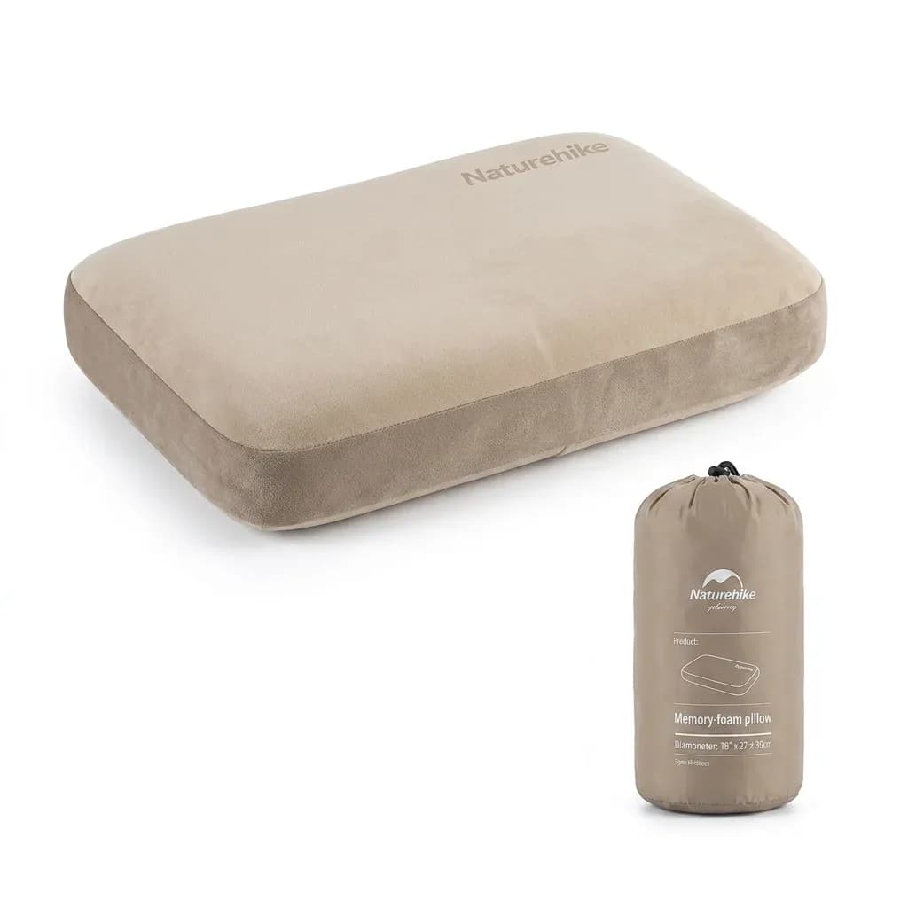 Naturehike memory-foam vierkante comfortkussen voor reizen en rust