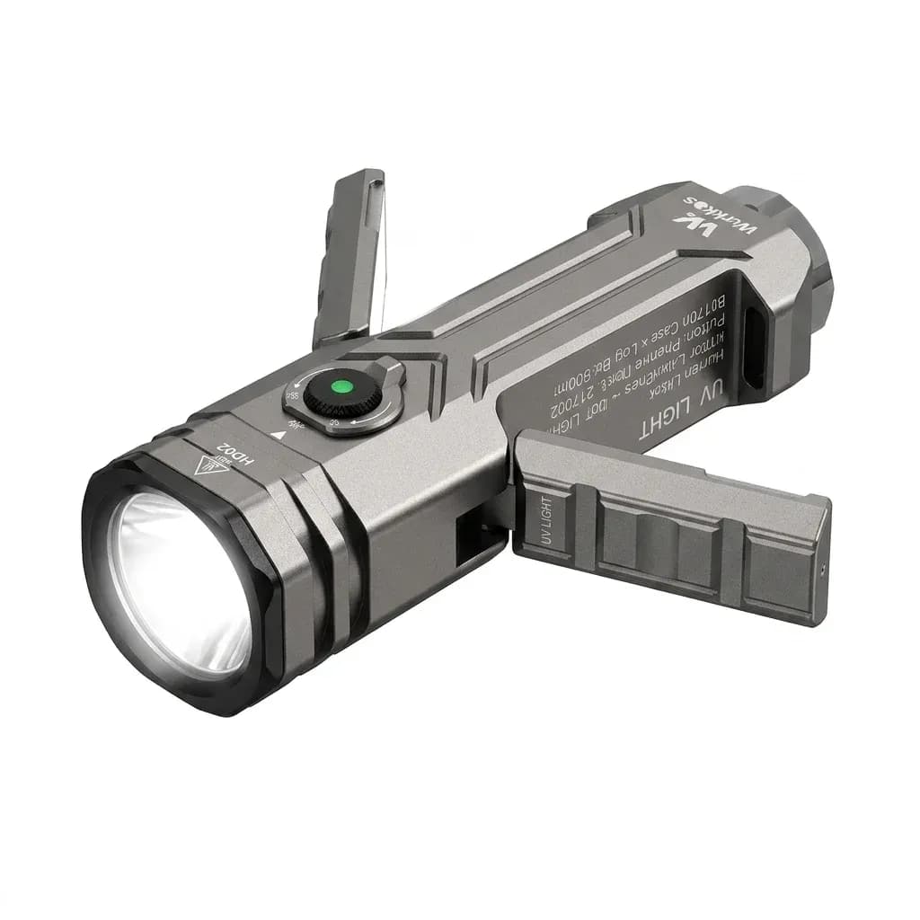 Wurkkos HD02 multifunctionele zoekzaklamp met UV en magneet
