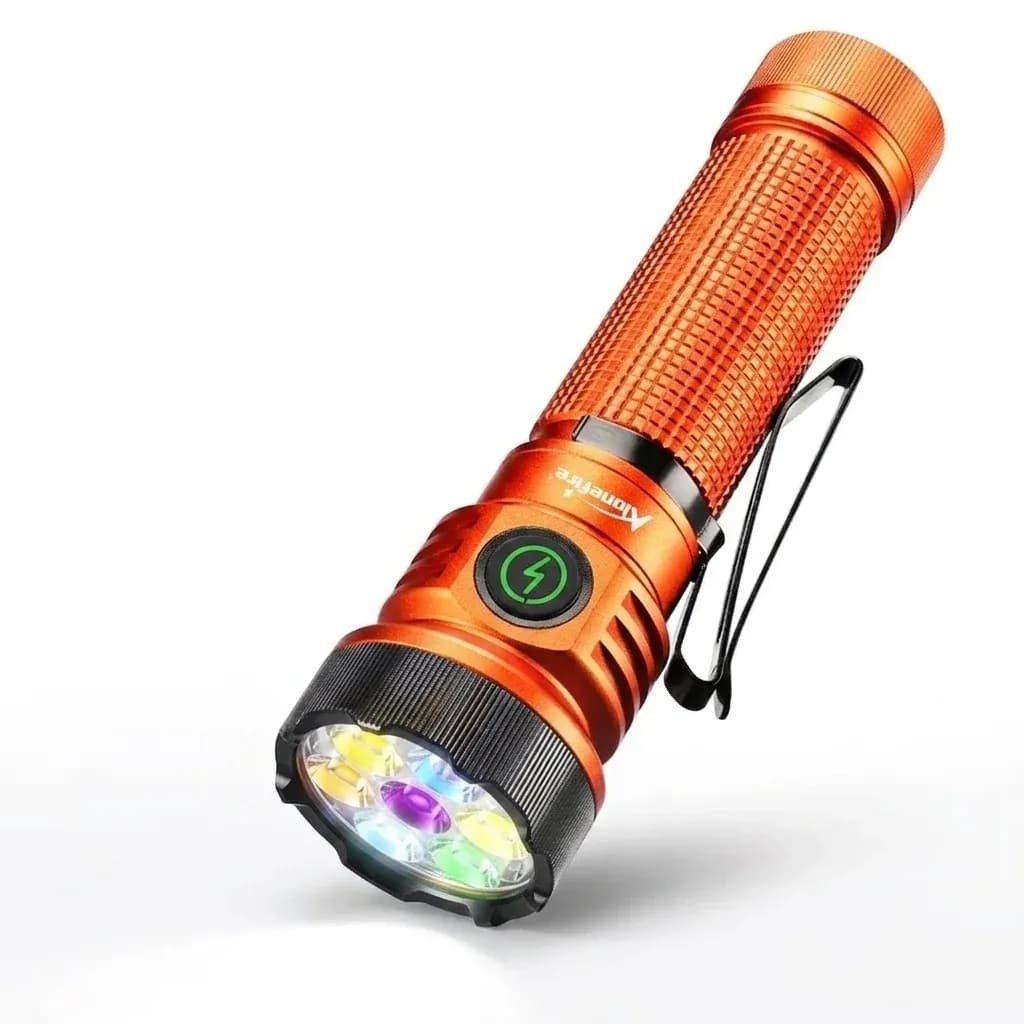 פנס Alonefire X79 כתום עם 7 לדים