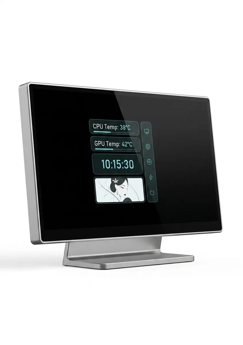 Ajazz aluminium secundair scherm van 9,2 inch voor desktop en laptop