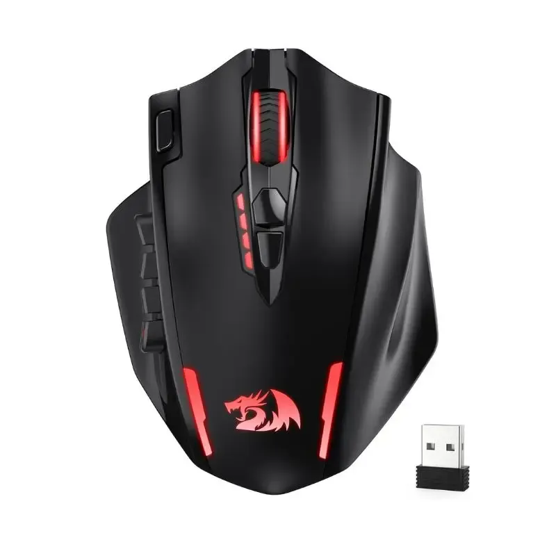 Redragon M913 MAX draadloze MMO-gamingmuis met 16 knoppen en 26K DPI
