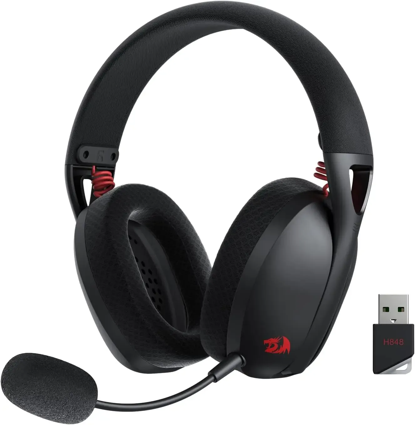 Redragon H848 draadloze gamingheadset met 7.1 surround en afneembare microfoon