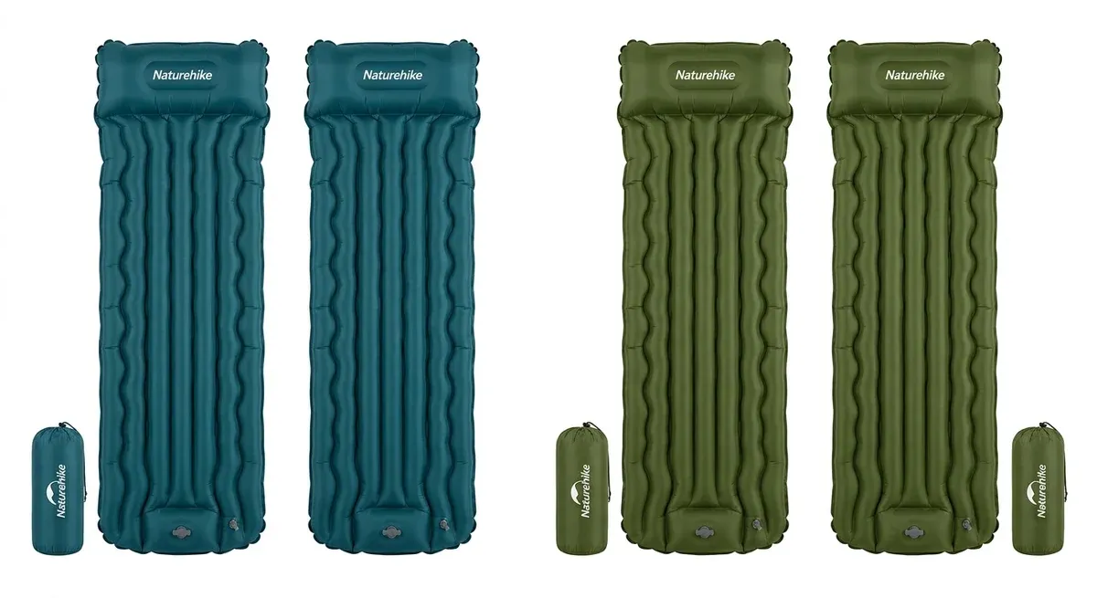 Naturehike slaapmat met voetpomp en draagtas