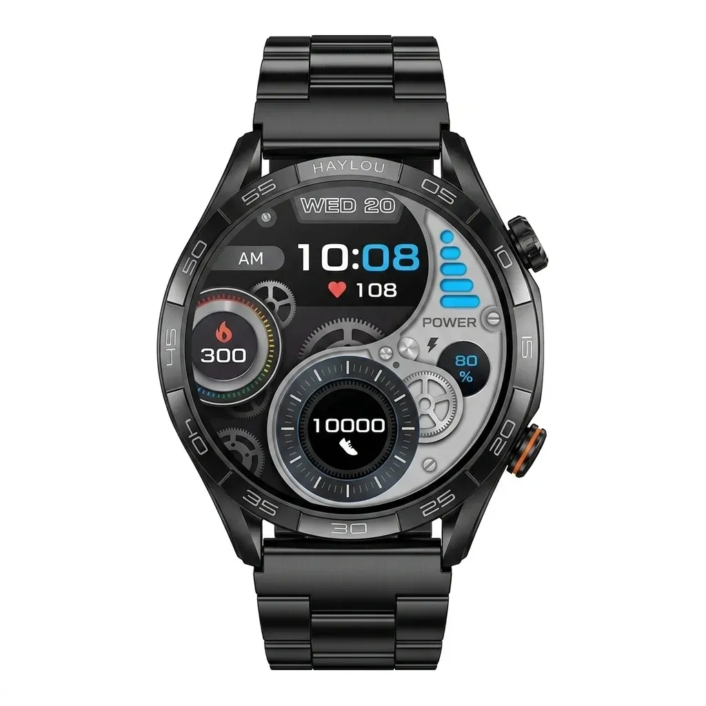 HAYLOU Solar 5 AMOLED smartwatch met bellen en NFC