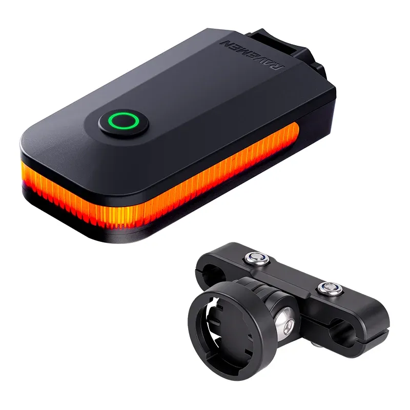 RAVEMEN CL01 Pro achterlicht met remsensor en zijzicht