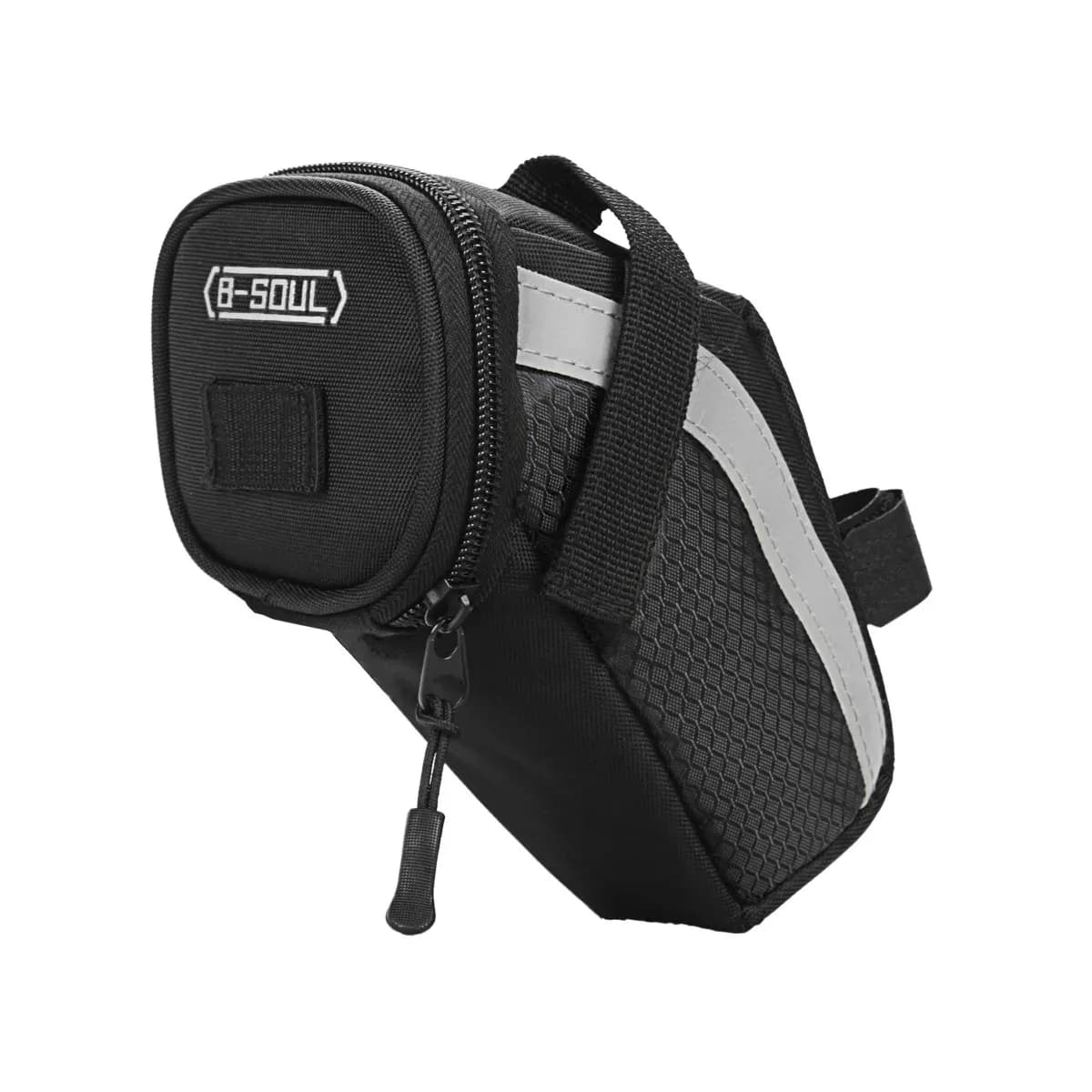 B-SOUL ultralichte zadeltas met reflectie en gereedschapsruimte