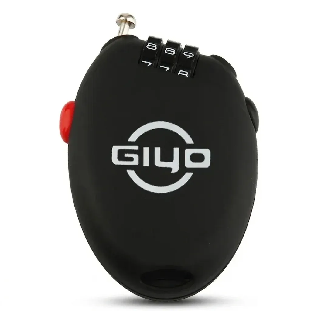 GIYO compact cijferslot voor fietshelm