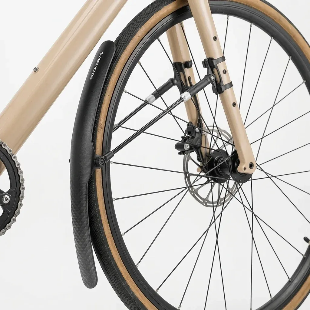 ROCKBROS verstelbaar racefiets-spatbord zwart