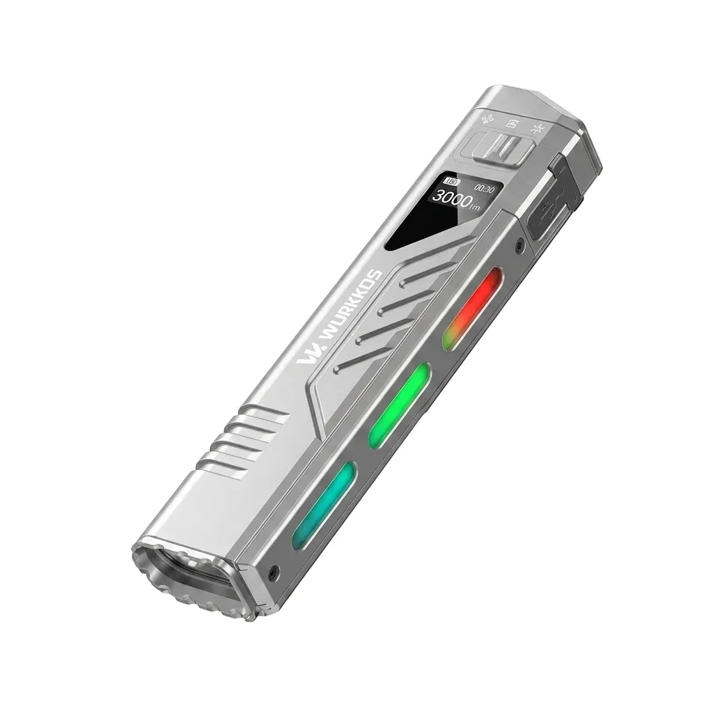 Wurkkos TD11 RGB tactische zaklamp met oplaadbare accu