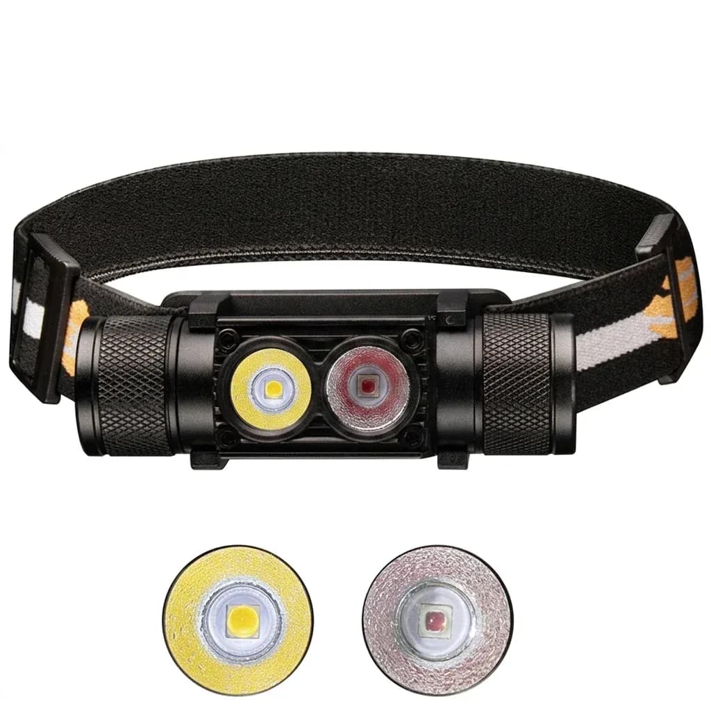 Sofirn H25LR oplaadbare hoofdlamp met rood licht