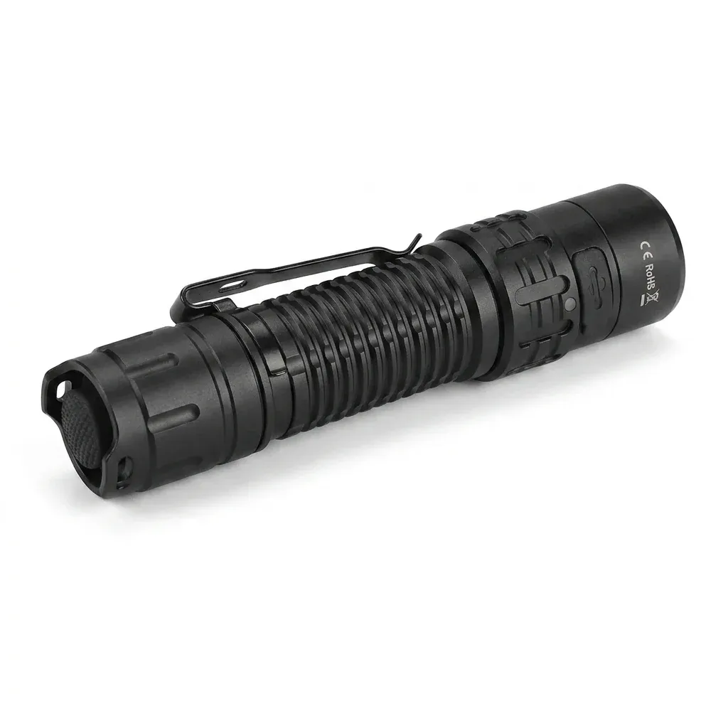 Wurkkos TD02 tactische EDC-zaklamp met USB-C