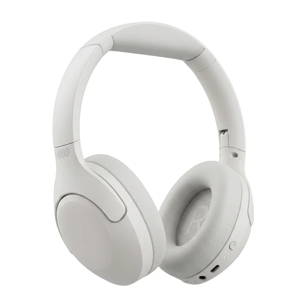 QCY H3 Lite witte over-ear koptelefoon